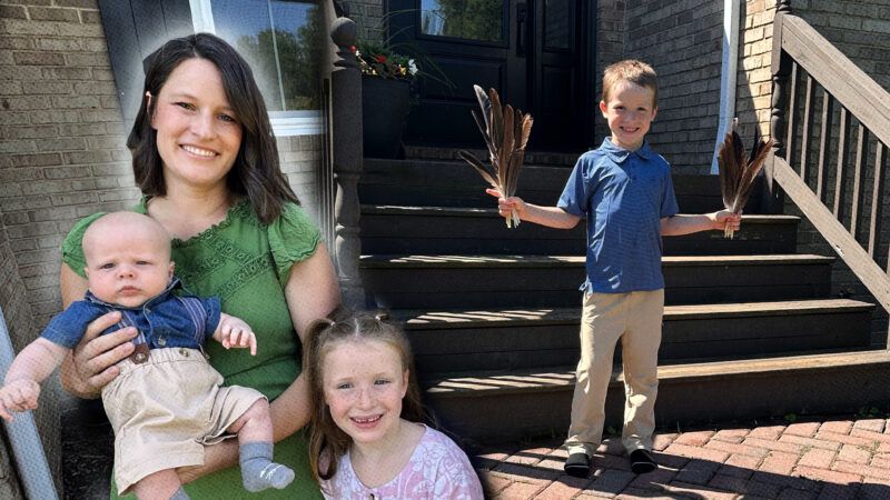 Karyann Parkinson seen with two of her children while her son Sam stands to the right | Courtesy of Karyann Parkinson