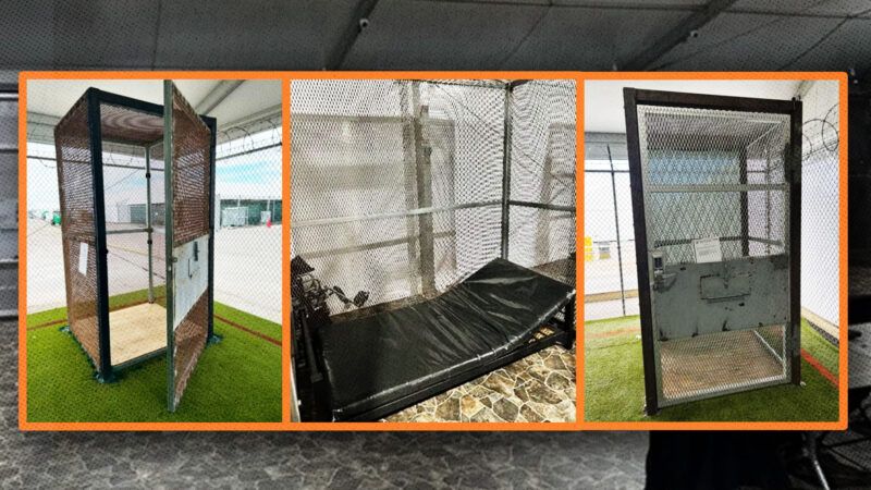 metal cages | Department of Homeland Security Office of Inspector General