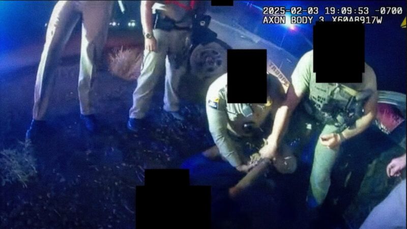 Police in Pinal County, Arizona, sic a K-9 unit on a man having a seizure. | Phoenix New Times/Morgan Fischer/Instagram