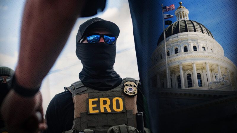 Federal agent | Illustration: Kelly Kimball/ZUMAPRESS/Newscom/Brandon Bourdages/Dreamstime.