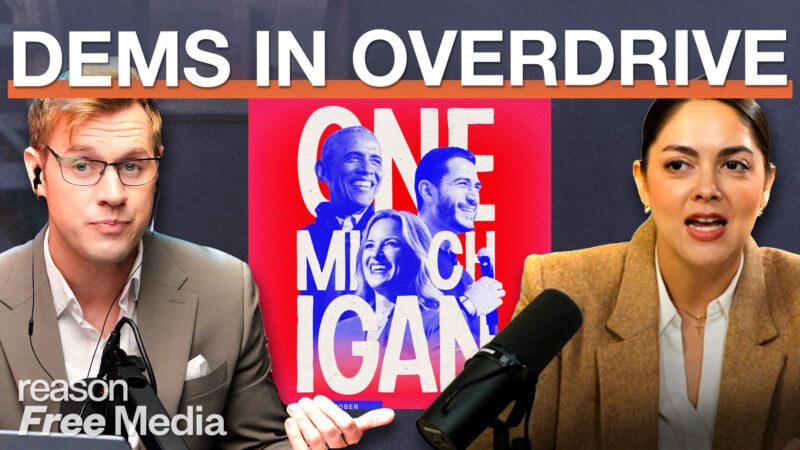 Robby Soave and Amber Duke discuss El-Sayed getting support for Obama | Illustration: Fatima Ruiz