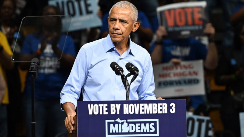 Barack Obama giving a speech supporting the Democrats in the 2026 midterm elections | Kyle Mazza/ZUMAPRESS/Newscom
