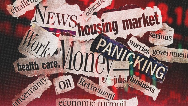 Economic crash headlines | Illustration: Engdao Wichitpunya/Zimmytws/Dreamstime