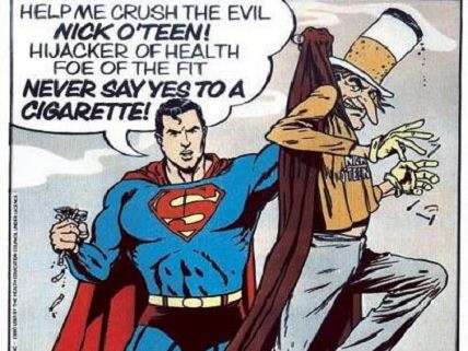 Superman vs. Nick O'Teen: anti-smoking campaigns and children in