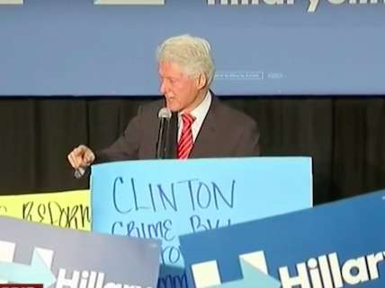 Watch Bill Clinton Accuse Black Lives Matter of Defending Gang Leaders