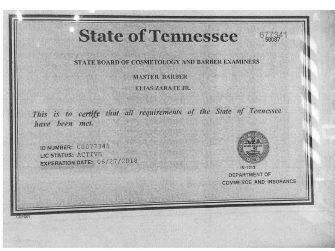 Tennessee #39 s Haircut Cops Bust Barbers Who Lack High School Diplomas