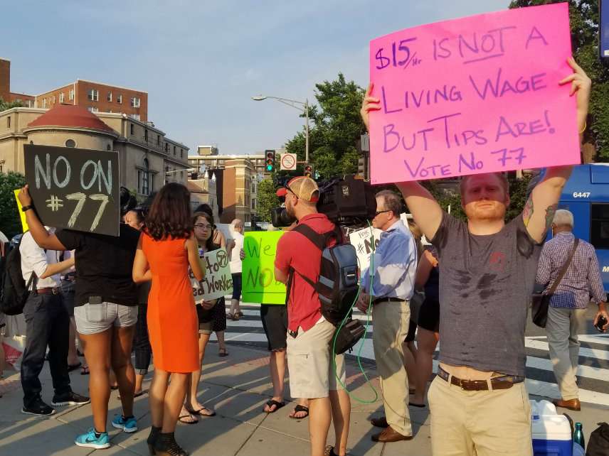 In D.C., Initiative 77 Would Raise the Minimum Wage for Bartenders and