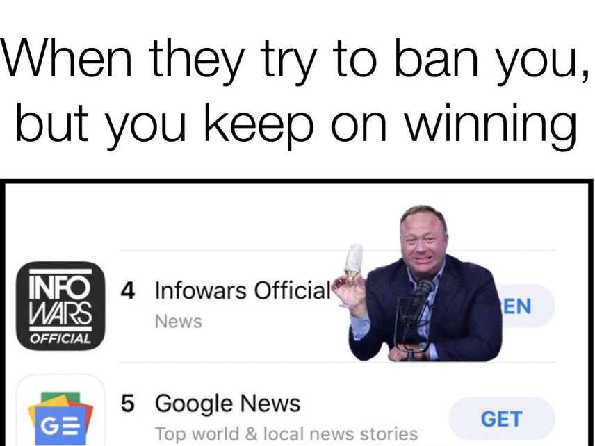 Apple's Attempt to Ban Alex Jones Backfired in an Unexpected Way