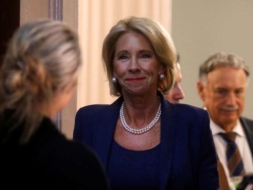 Betsy DeVos Plans to Overhaul Title IX, Focus on Due Process for 