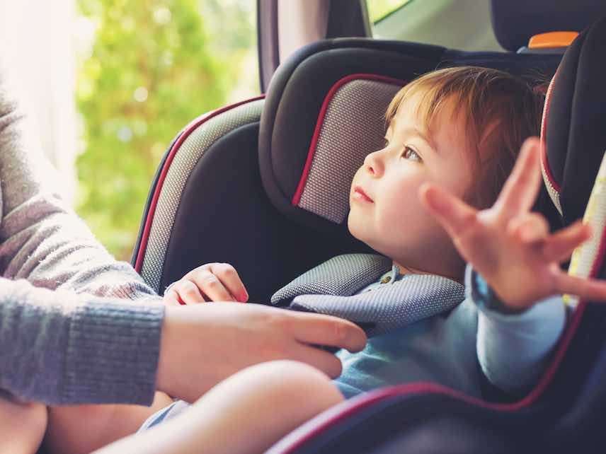 What is the fine shop for child without car seat