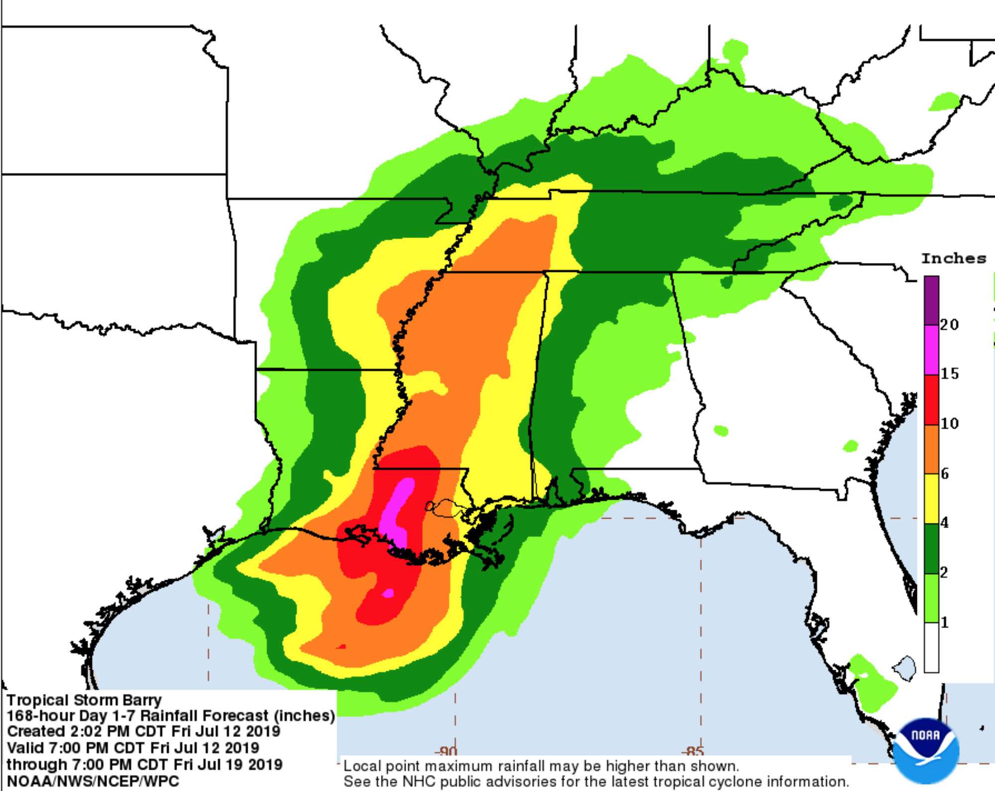 Is Climate Change Loading Tropical Storm Barry Up With Extra Rain?