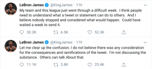 king james twitter