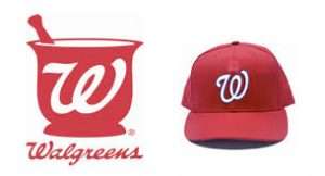 Washington Nationals Walgreens logo