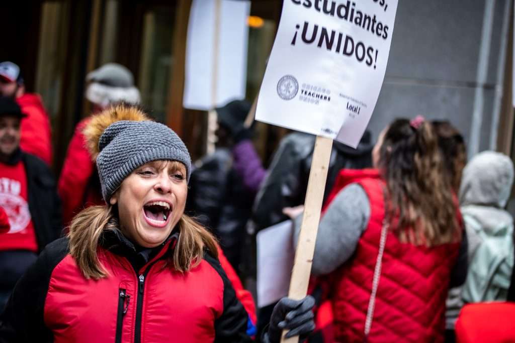 Chicago Teachers Go on Strike to Demand Higher Pay, Smaller Class Sizes ...