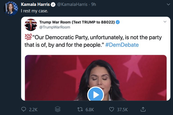 @KamalaHarris/Twitter