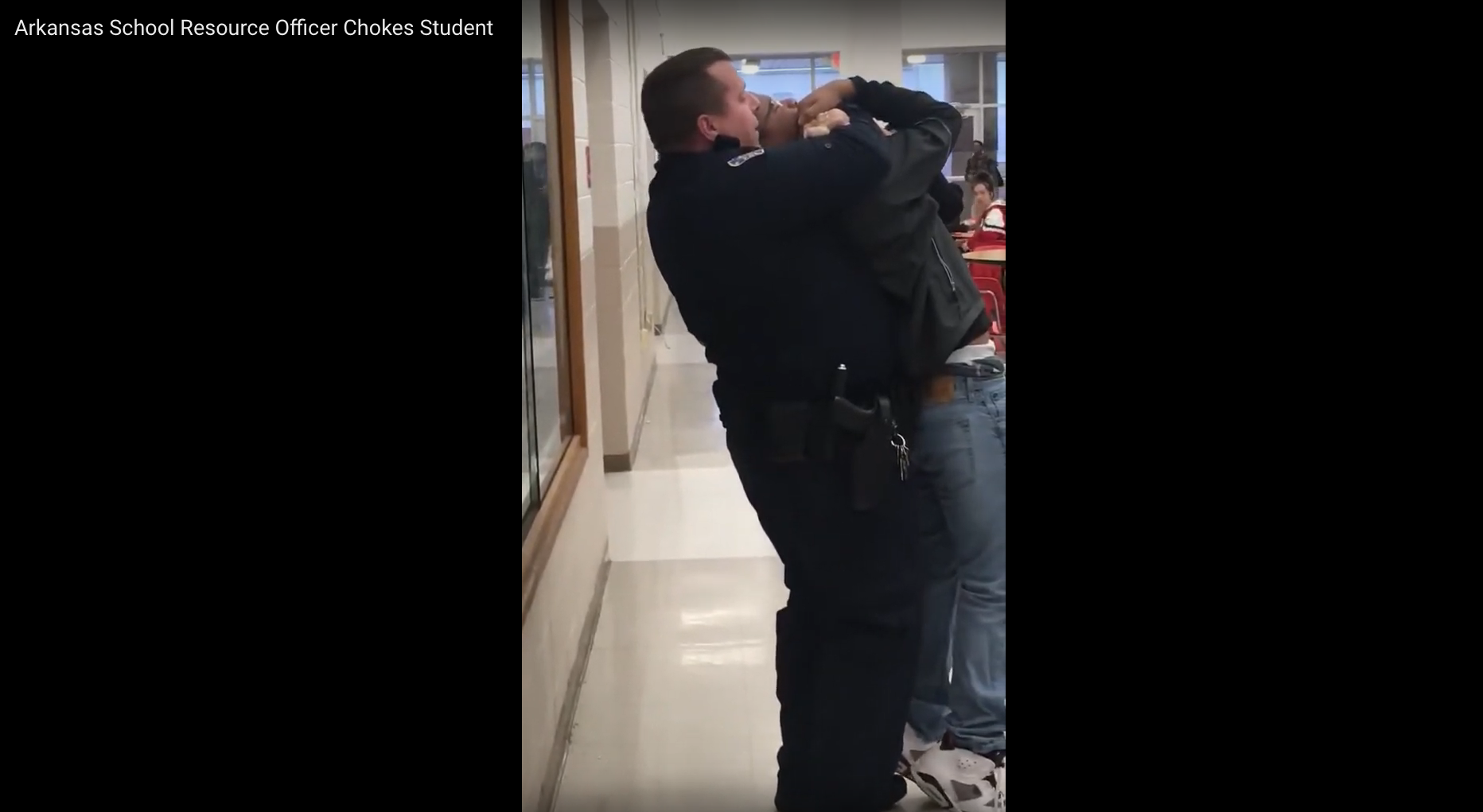 WATCH: Arkansas Cop Caught on Camera Lifting Student in Chokehold from  Behind