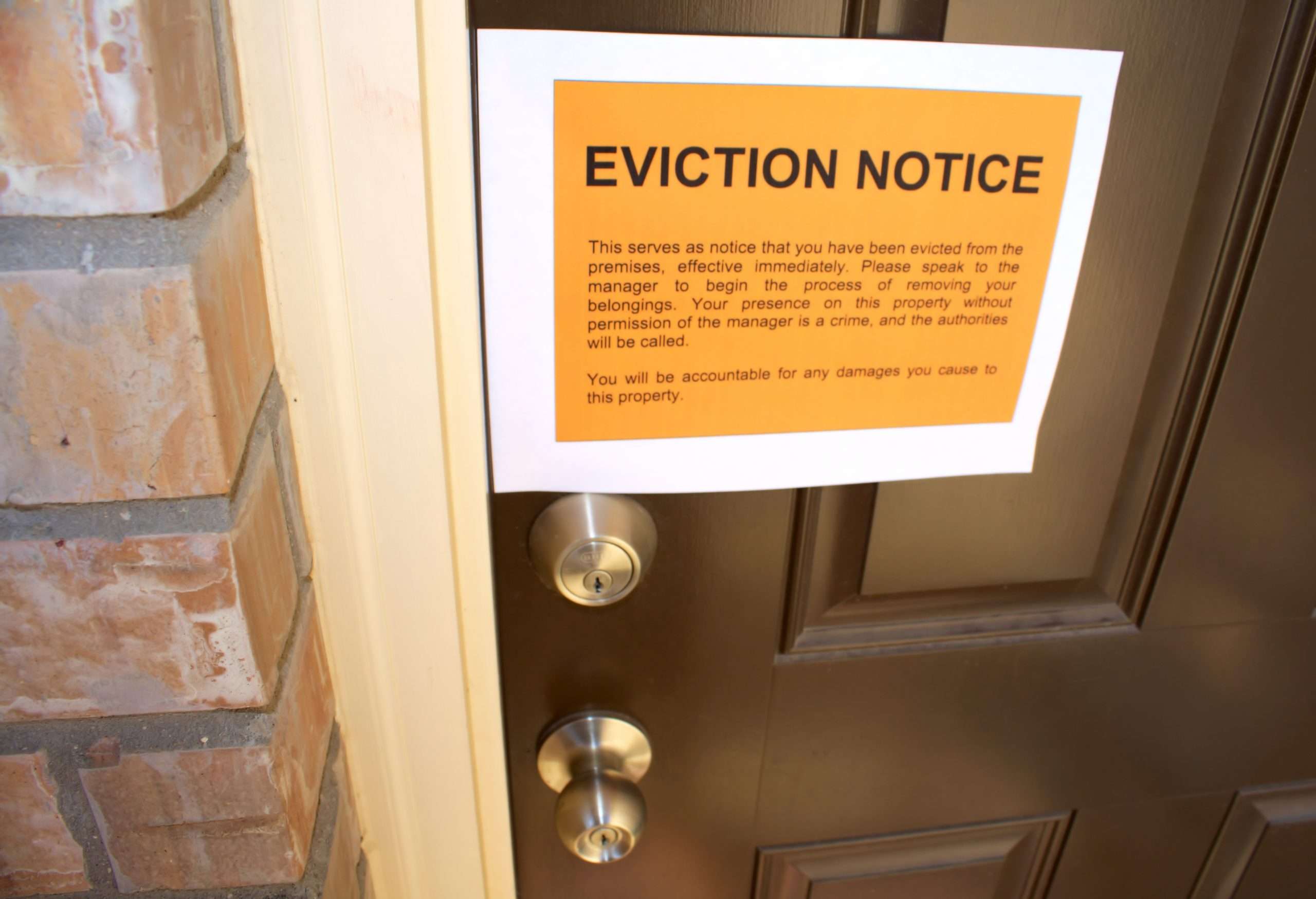 Service notice. Eviction Notice. Eviction Notice фото. Eviction Notice on Door. Фото to Notice.
