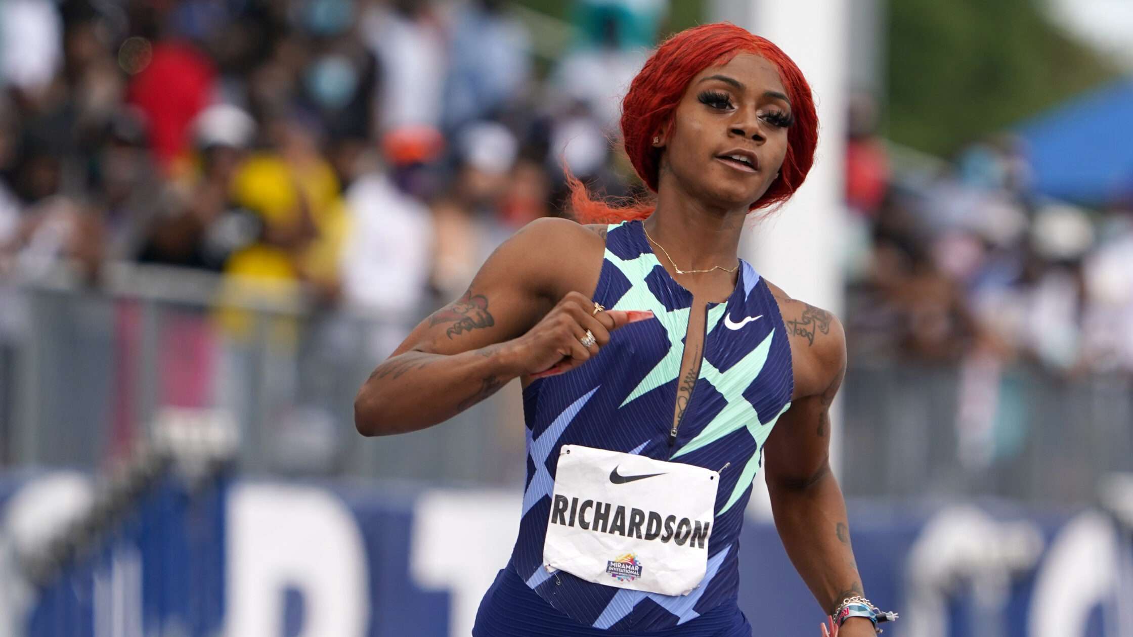 U.S. sprinter Sha'Carri Richardson suspended for one month after