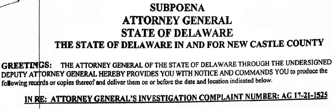 Major Tenant Of Medical Properties Trust Discloses A Doj Subpoena Bogus Subpoena Seeking Twitter Records