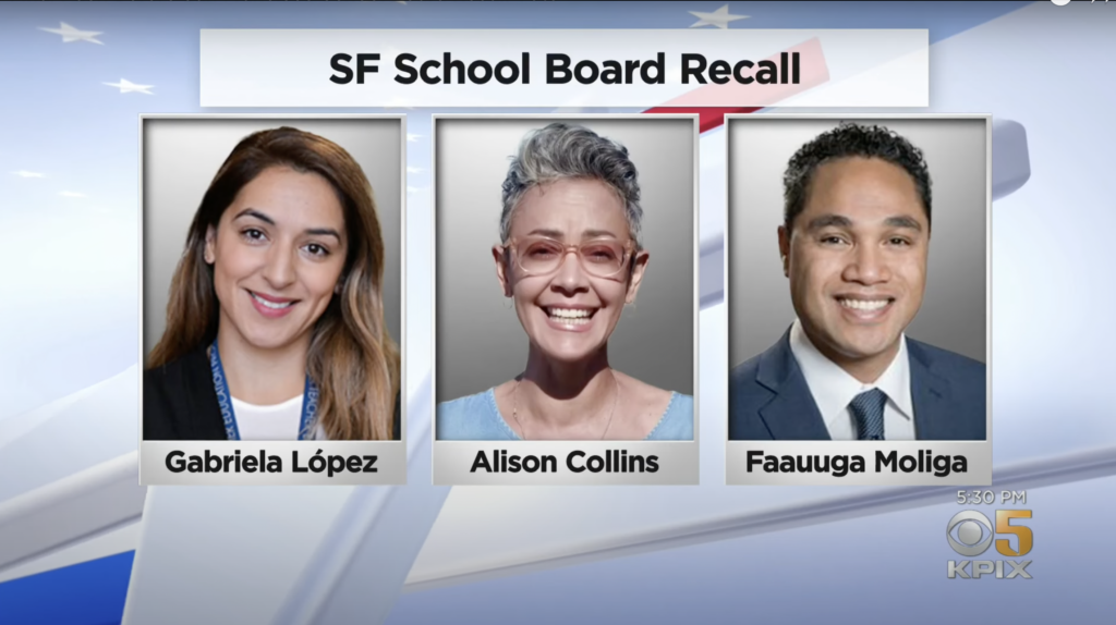 Voters Recall 3 Members of San Francisco School Board Who Prioritized Renaming Over Reopening