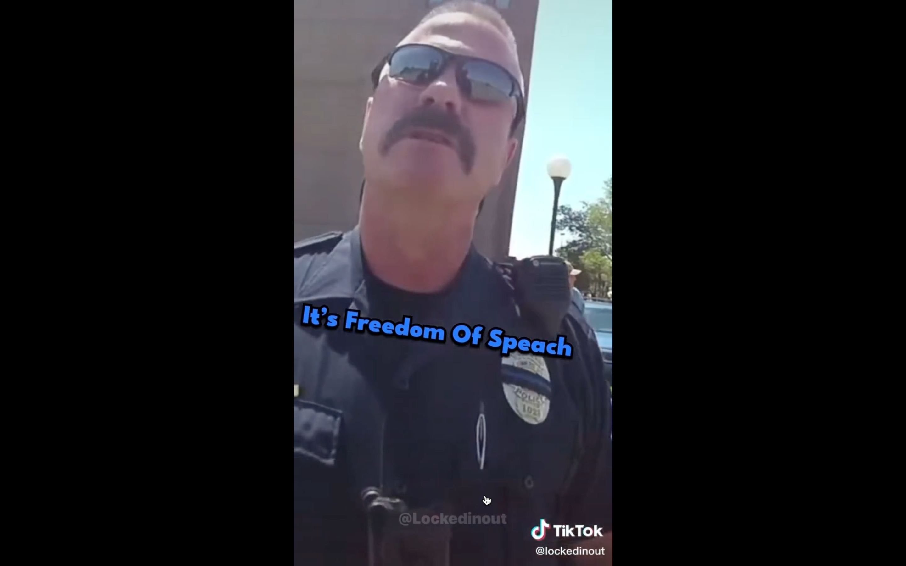 Viral Video Shows Protester Tased For A Fuck Bad Cops Sign 8259