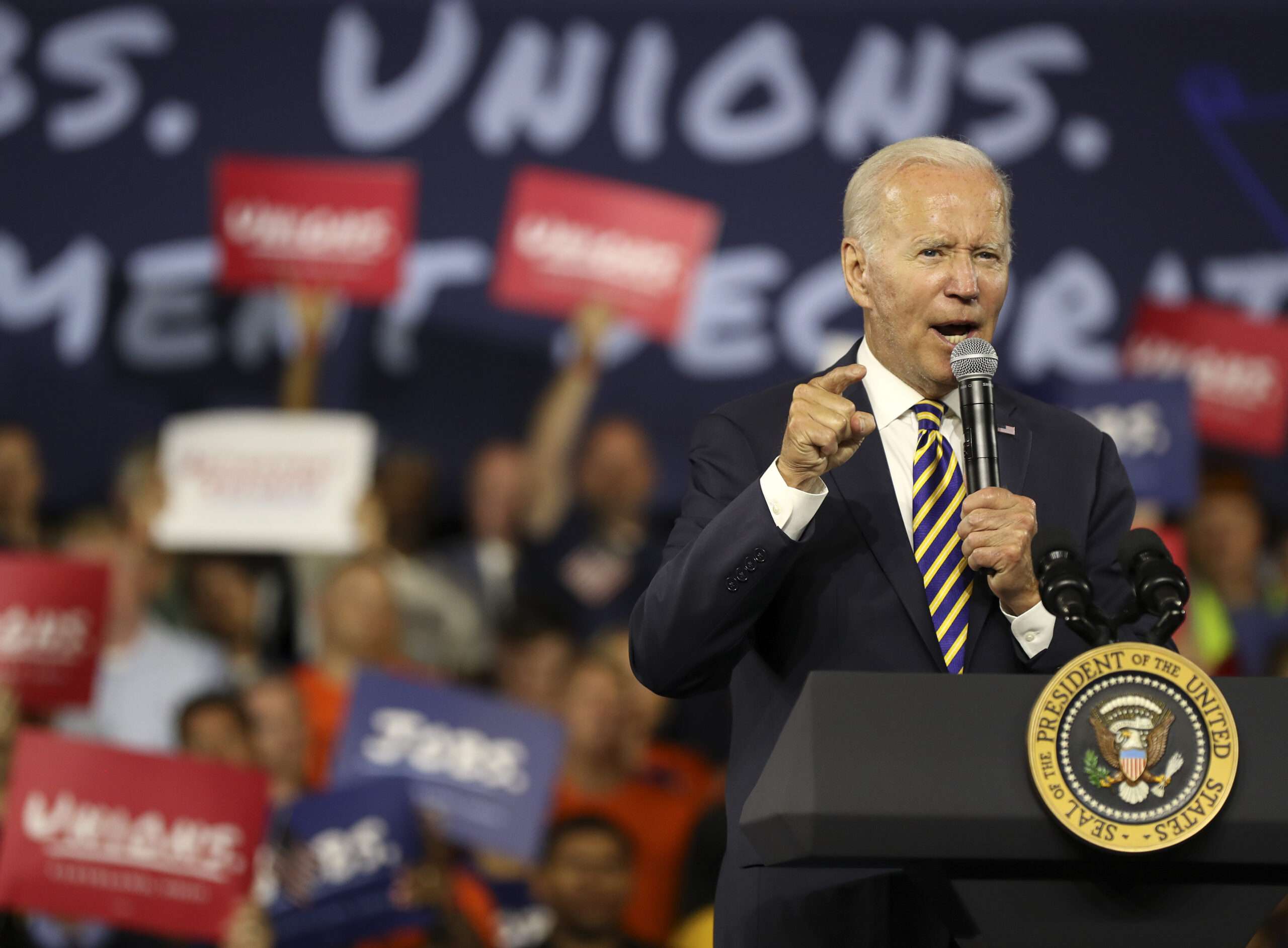 Biden Celebrates $90 Billion Bailout Of Private Union Pension Plans