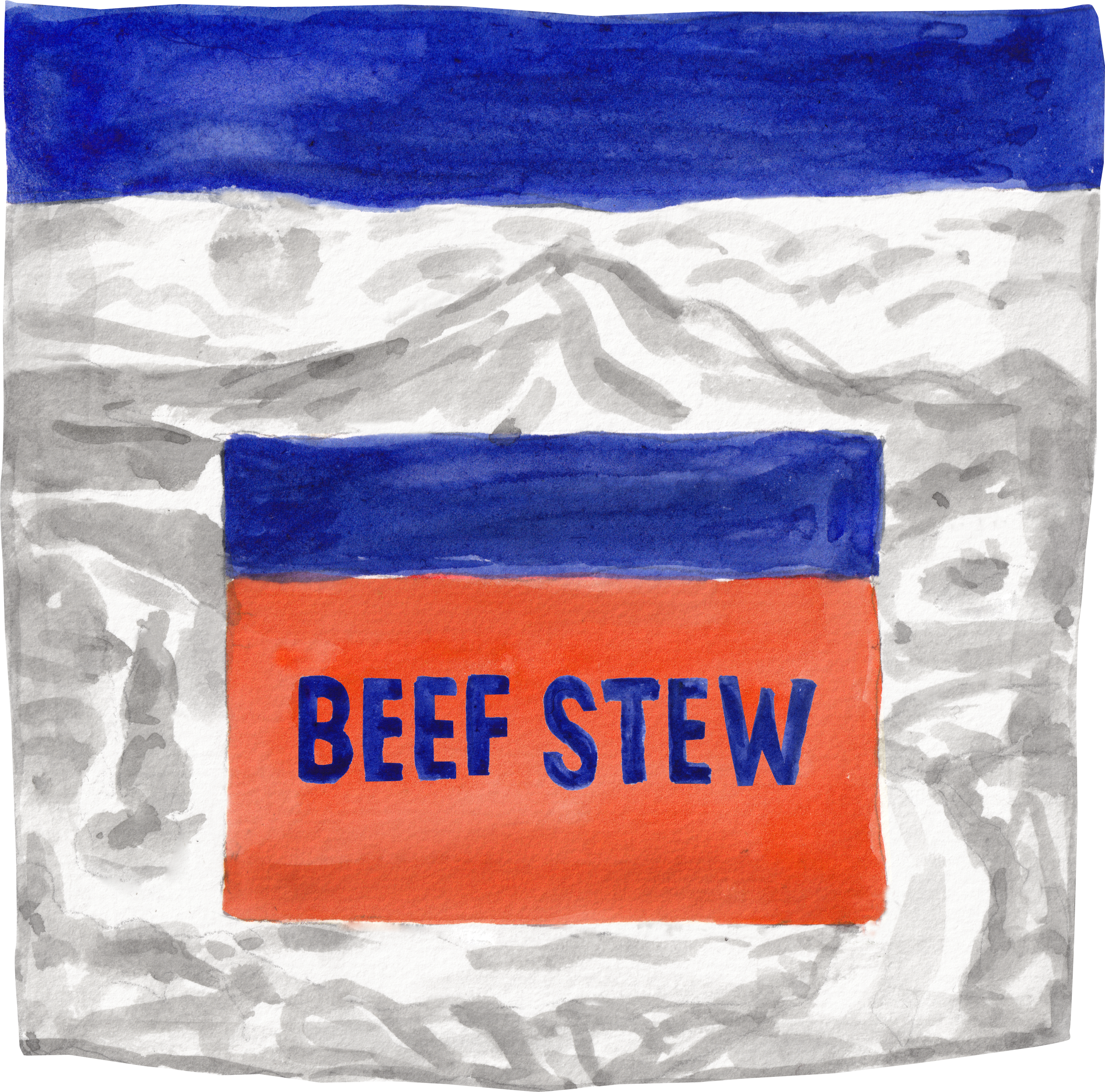 Beef stew emergency food