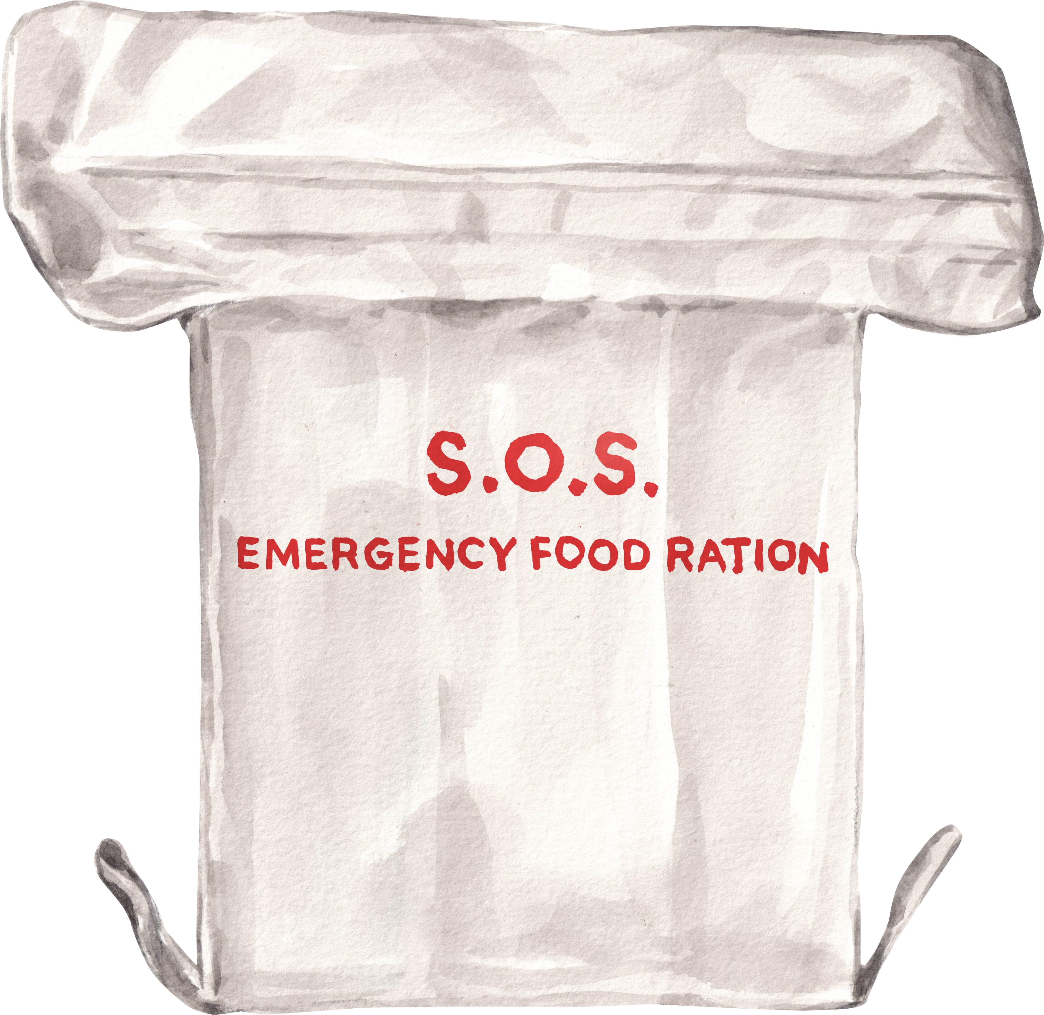 Emergency food | Illustration: Galichws/Fiverr