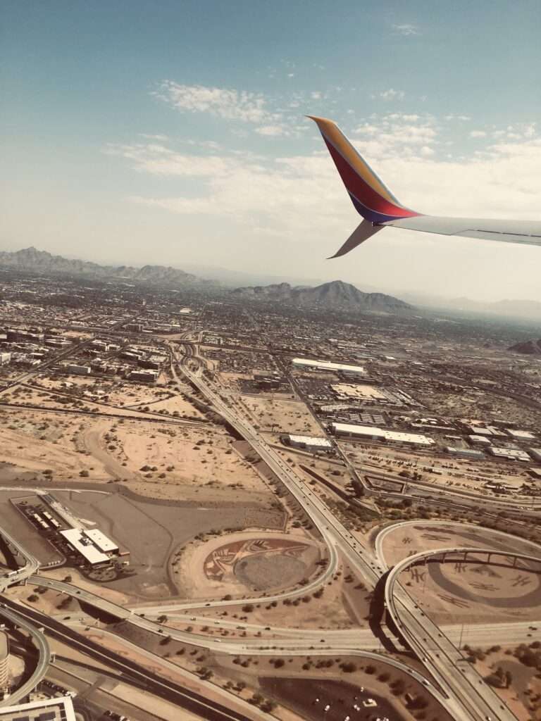 Phoenix from above