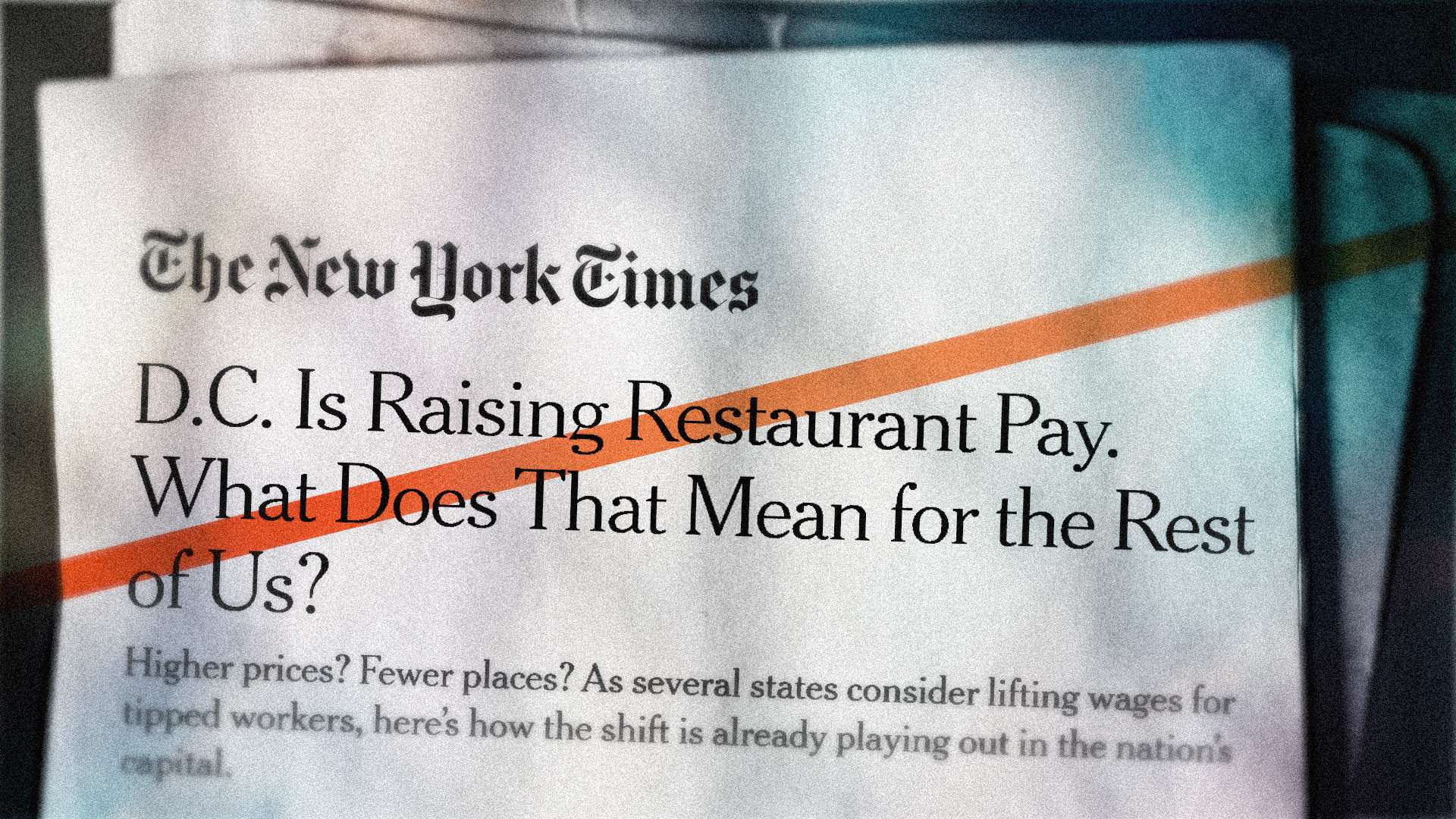 The New York Times claimed D.C.’s minimum wage hike created jobs. We exposed their error.