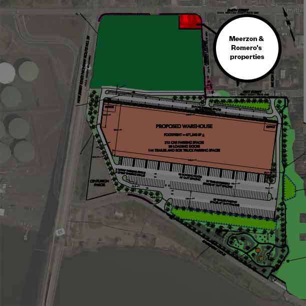 Map of Gateway redevelopment.