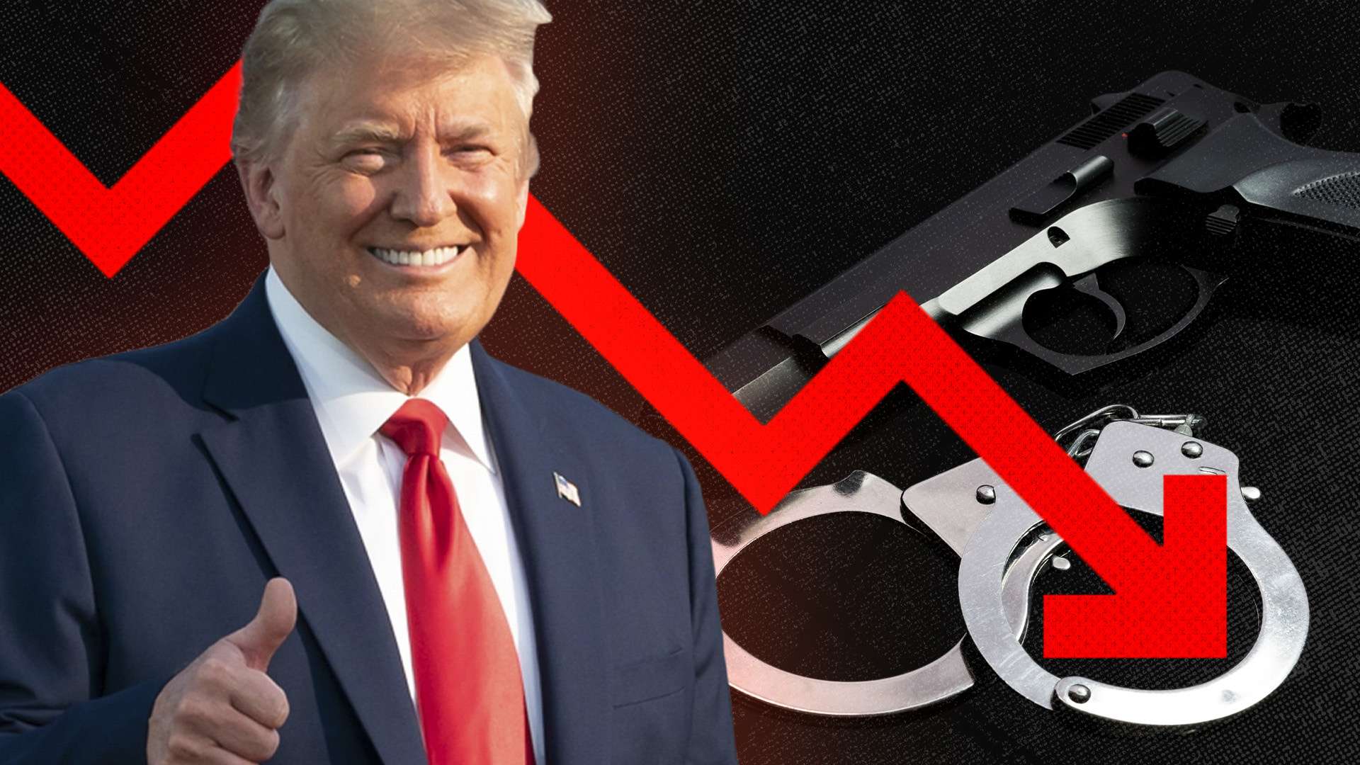 The Trump administration is taking credit for a long-running murder decline
