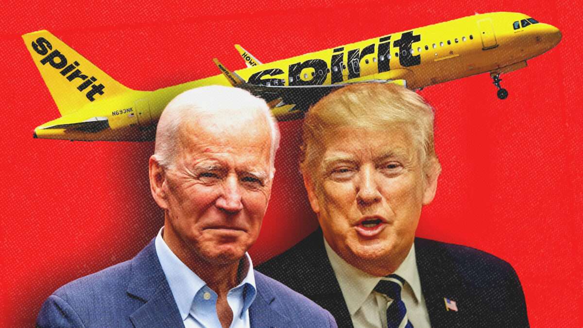 Biden Killed the Spirit Airlines Merger. Now Trump Wants Taxpayers To Save It.