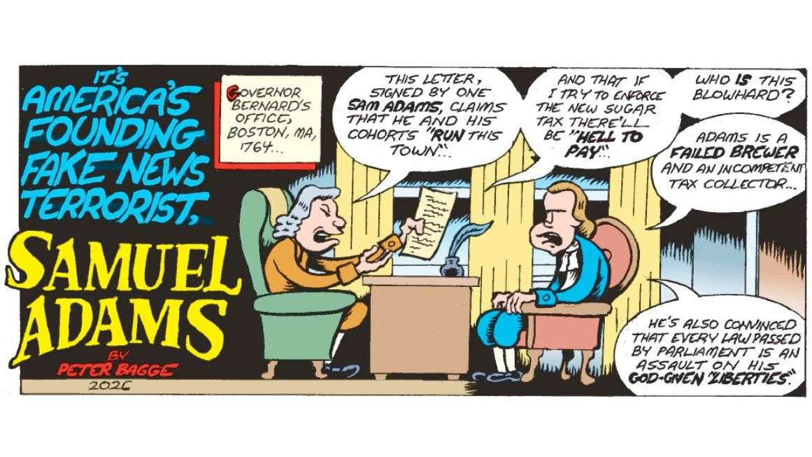 Comic: It's America's Founding Fake News Terrorist, Samuel Adams