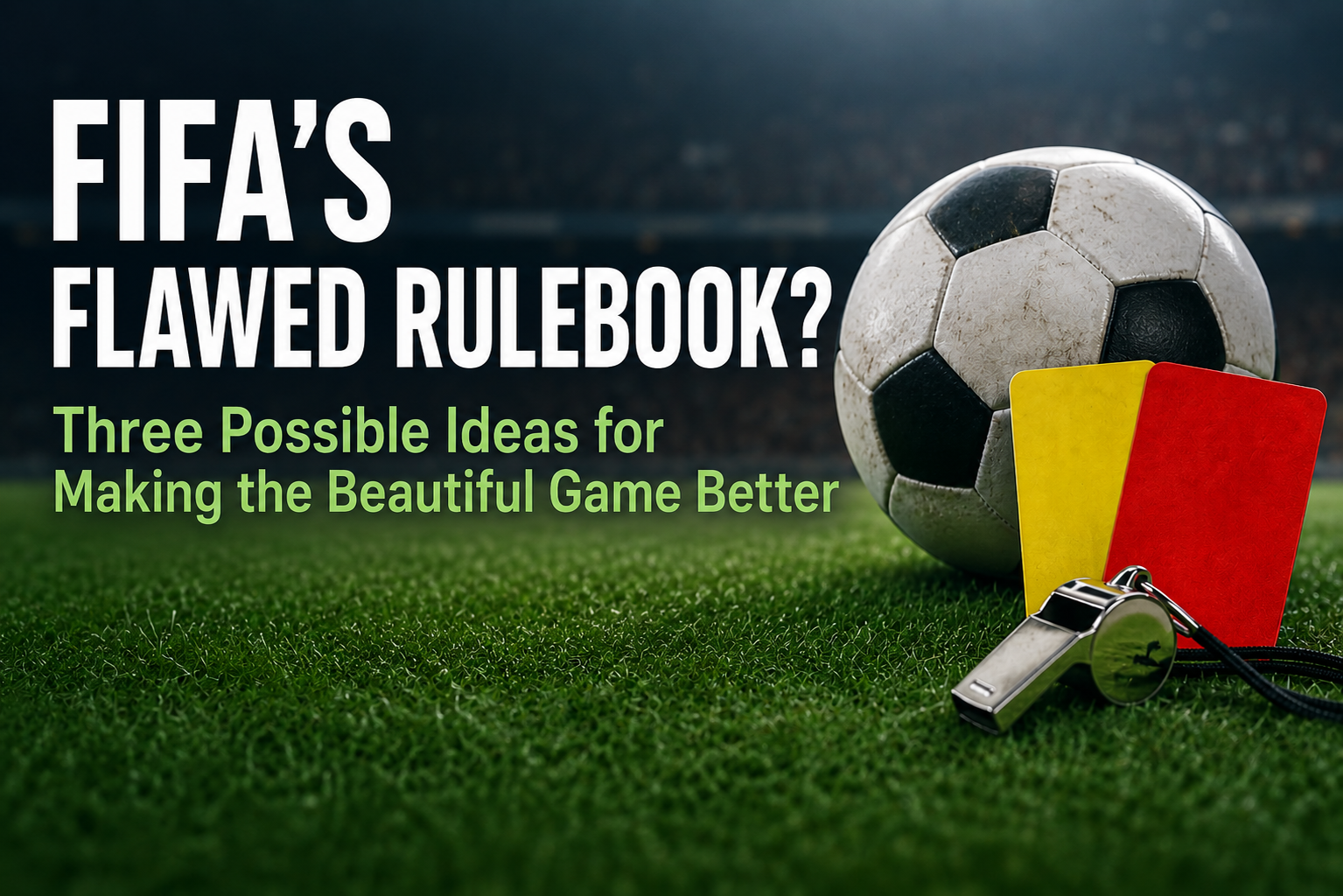 Some Thoughts on Law Professor Richard Epstein's Ideas for Fixing FIFA's Flawed Rulebook