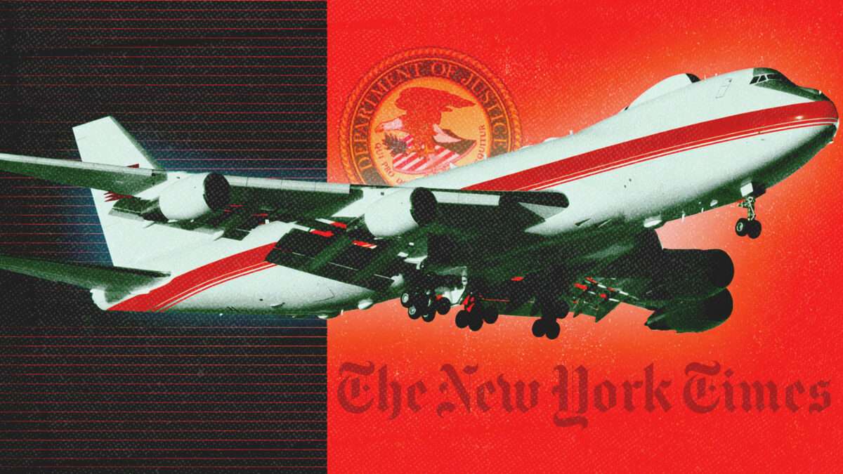 Justice Department Subpoenas New York Times Journalists Who Reported About Trump's New Plane