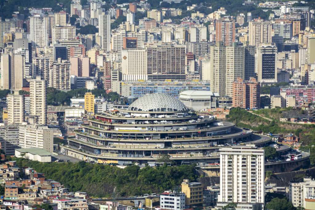 El Helicoide prison in Caracas.
