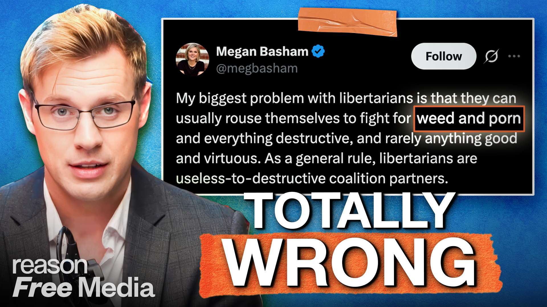 Correcting the Stereotype About Libertarians Only Caring About 'Weed and Porn'
