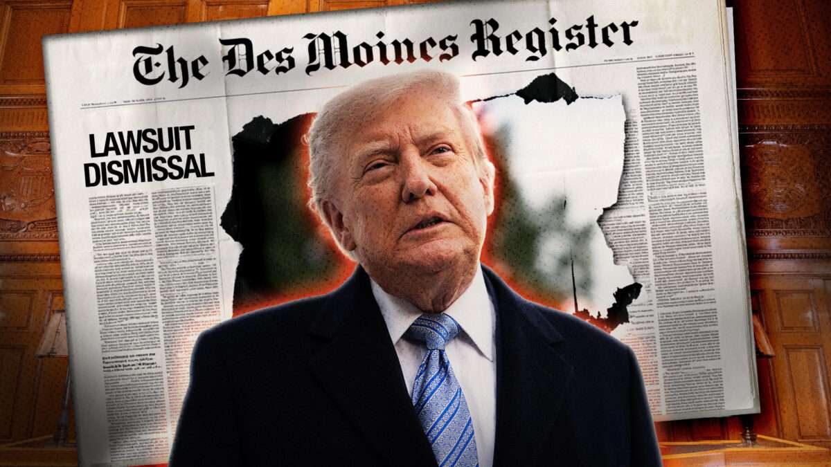 An Iowa Judge Rejects Trump's Unconstitutional Attempt To Recover Damages for 'Fake News'