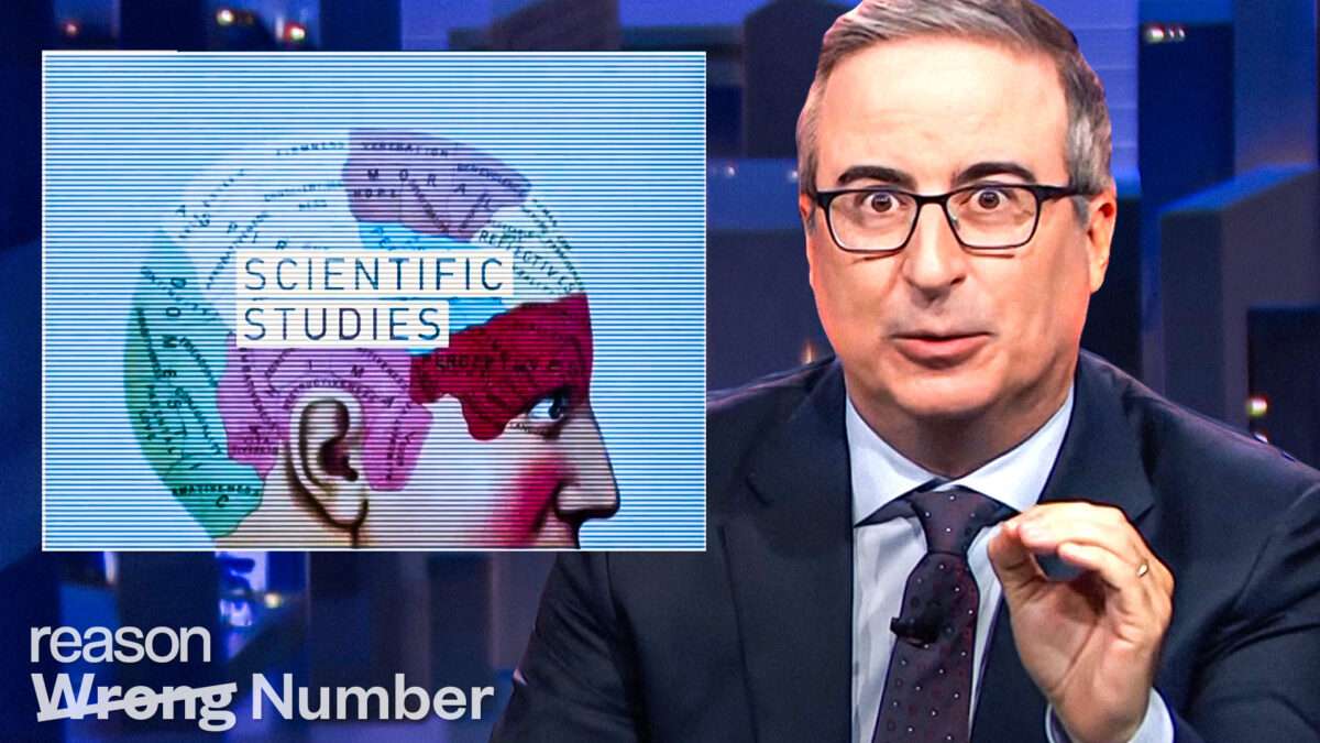 John Oliver Warned Against Cherry-Picked Studies. Then He Cherry-Picked His Own.