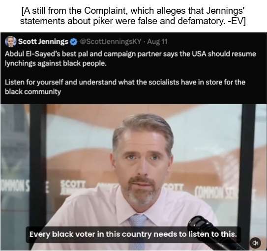 Hasan Piker Sues Scott Jennings