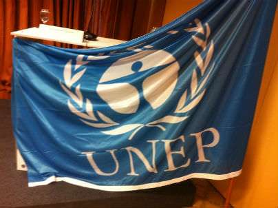 United Nations Environment Program - the flag flown by green crony capitalists