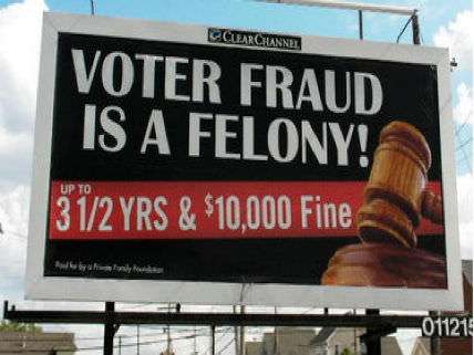 VoterFraudSign