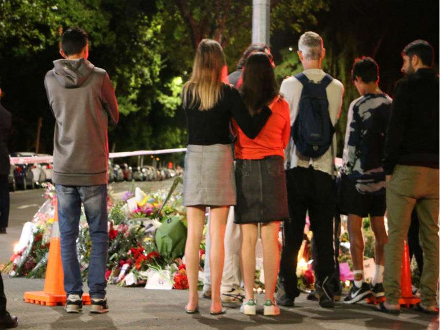 New Zealand Mosque Mourners