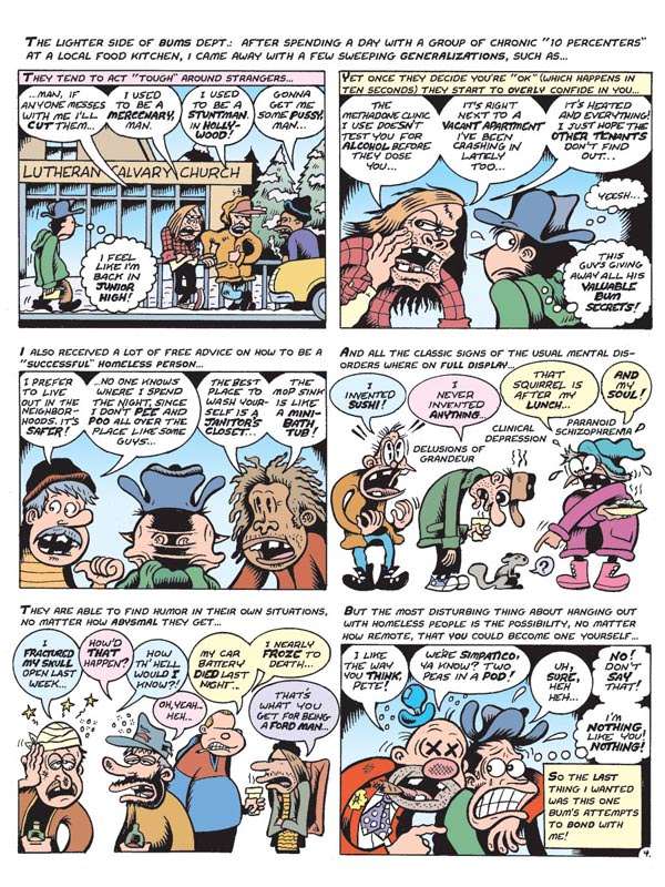 "Bums" by Peter Bagge, Page 4