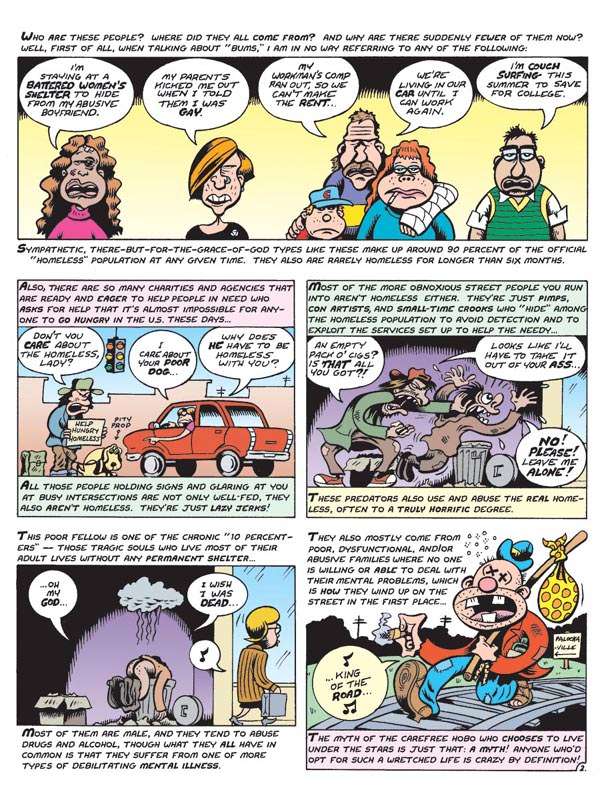 "Bums" by Peter Bagge, Page 2