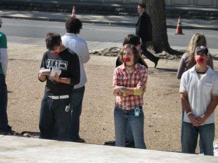 Pro-life protesters outside the Supreme Court