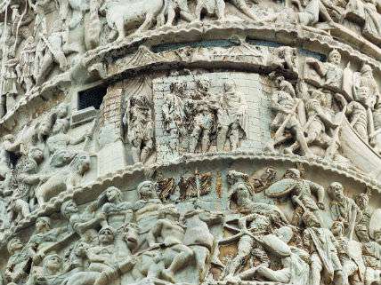 Detail of Trajan's Column, Rome 