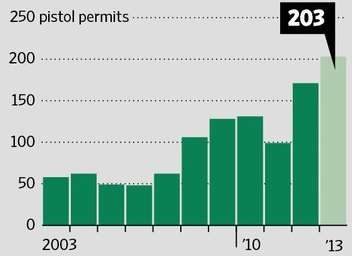 Newtown gun permits