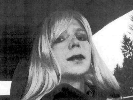 A picture of then-Bradley Manning dressed as a woman used as evidence during trial.